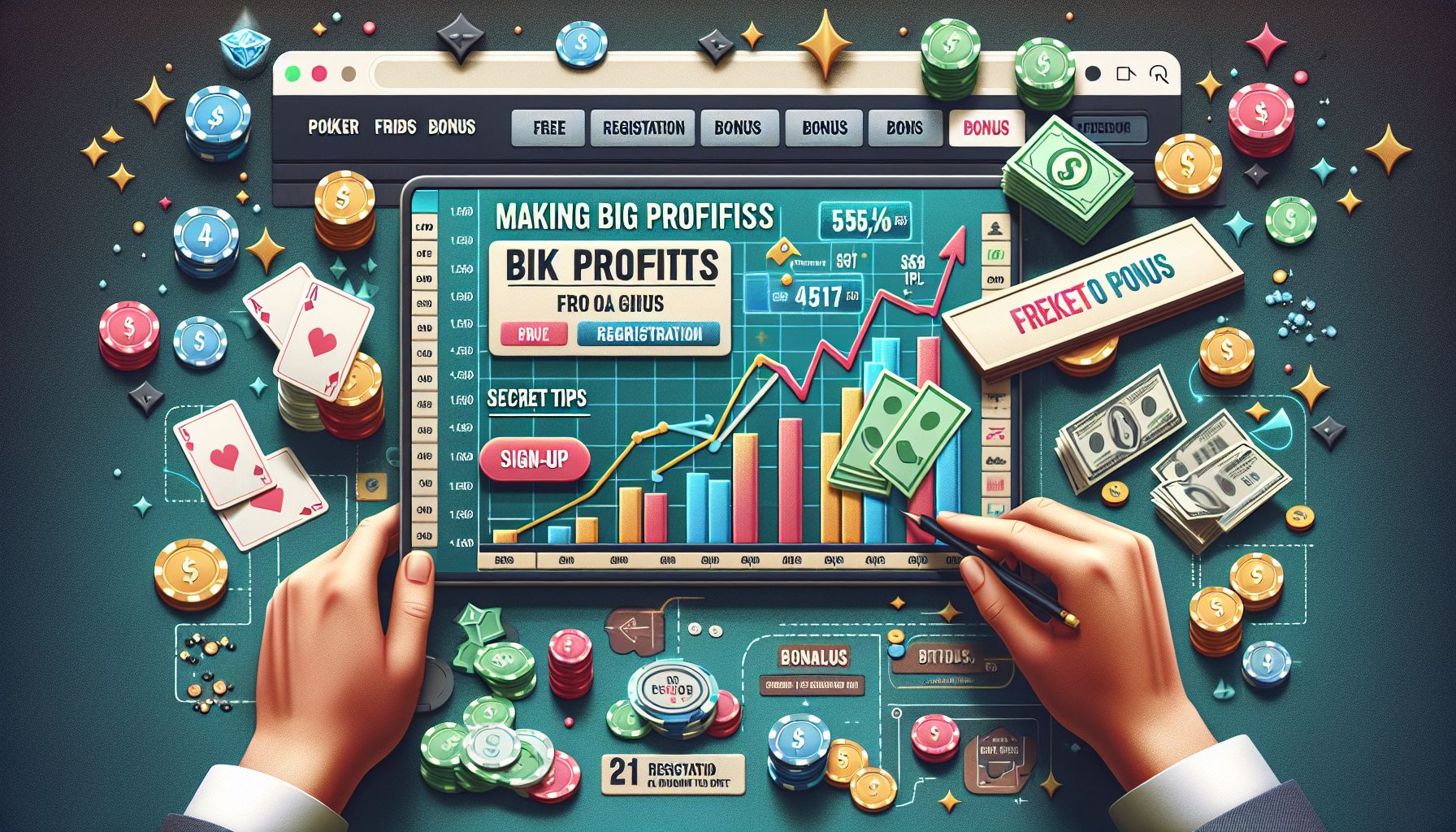 Membuat Keuntungan Besar dari Bermain Poker & Tips Rahasia – Website Daftar Gratis & Bonus Freechip